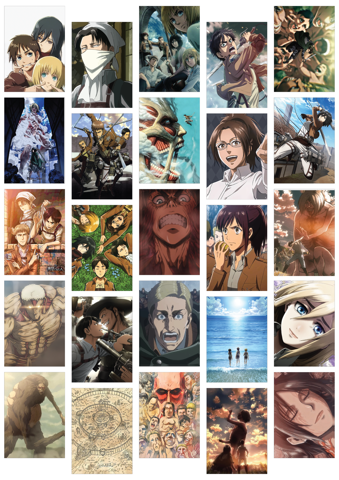 Attack on Titan Wall Collage