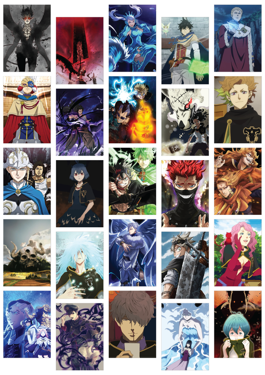 Black Clover Wall Collage