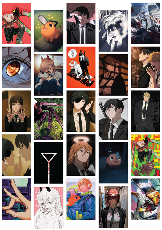 Chainsaw Man Wall Collage