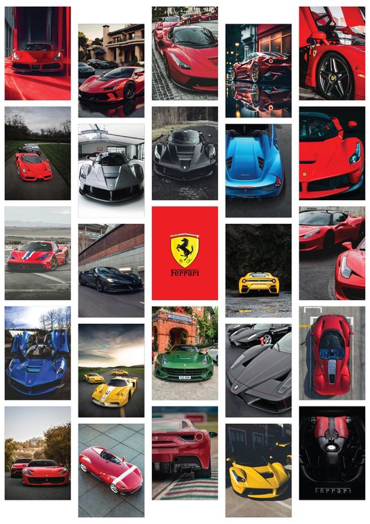 Ferrari Wall Collage