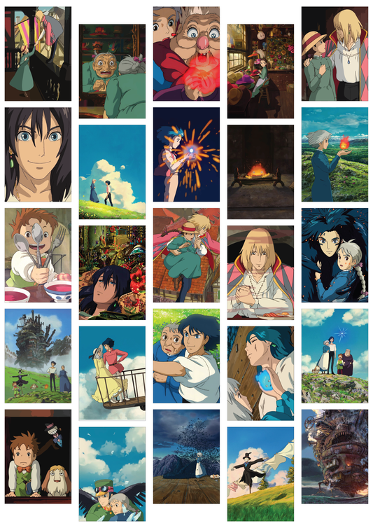 Howl's Moving Castle Wall Collage