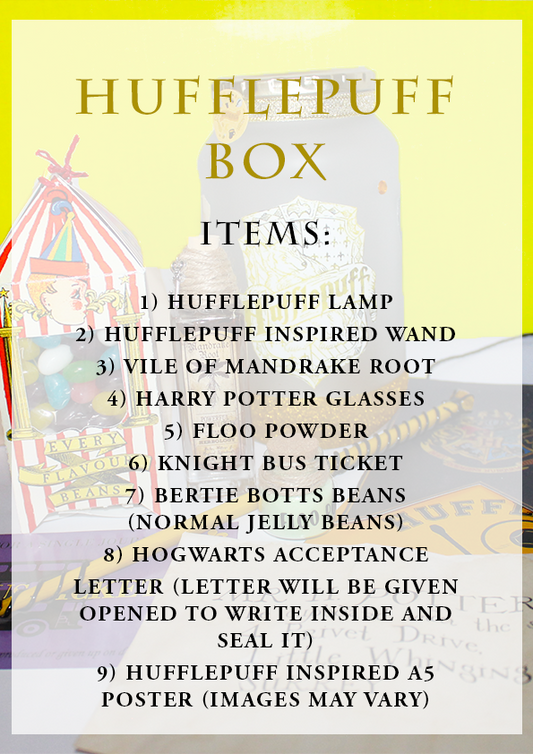 Harry Potter Hufflepuff Boxes