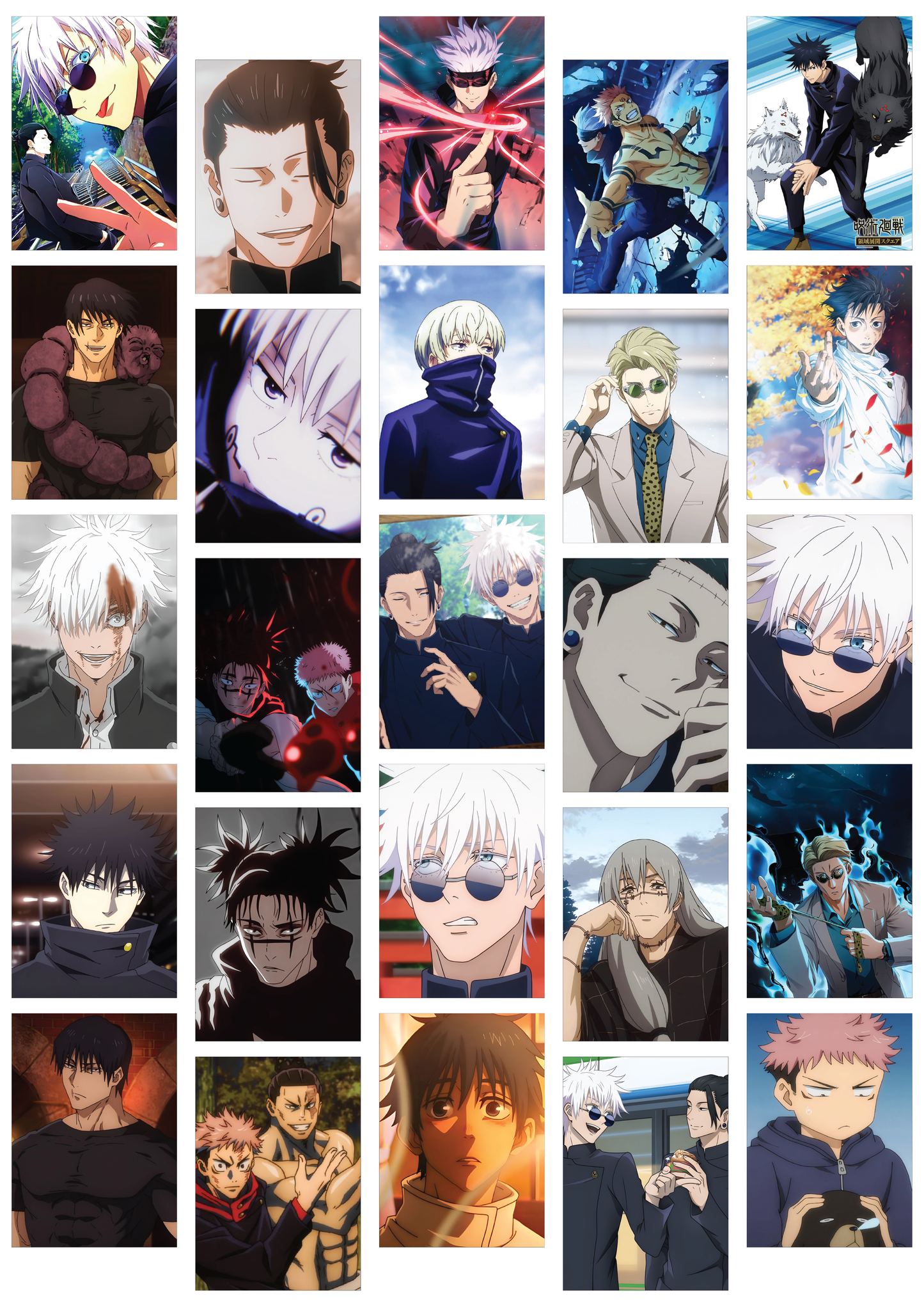 Jujutsu Kaisen Men Wall Collage