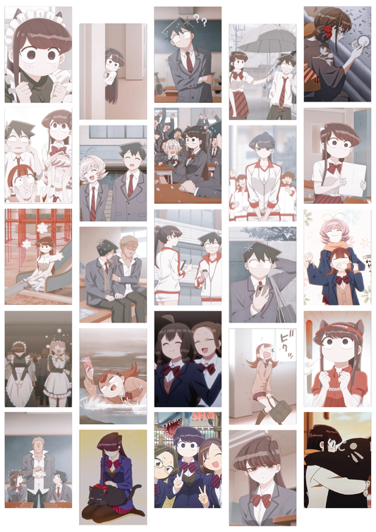 Komi Can't Communicate Wall Collage