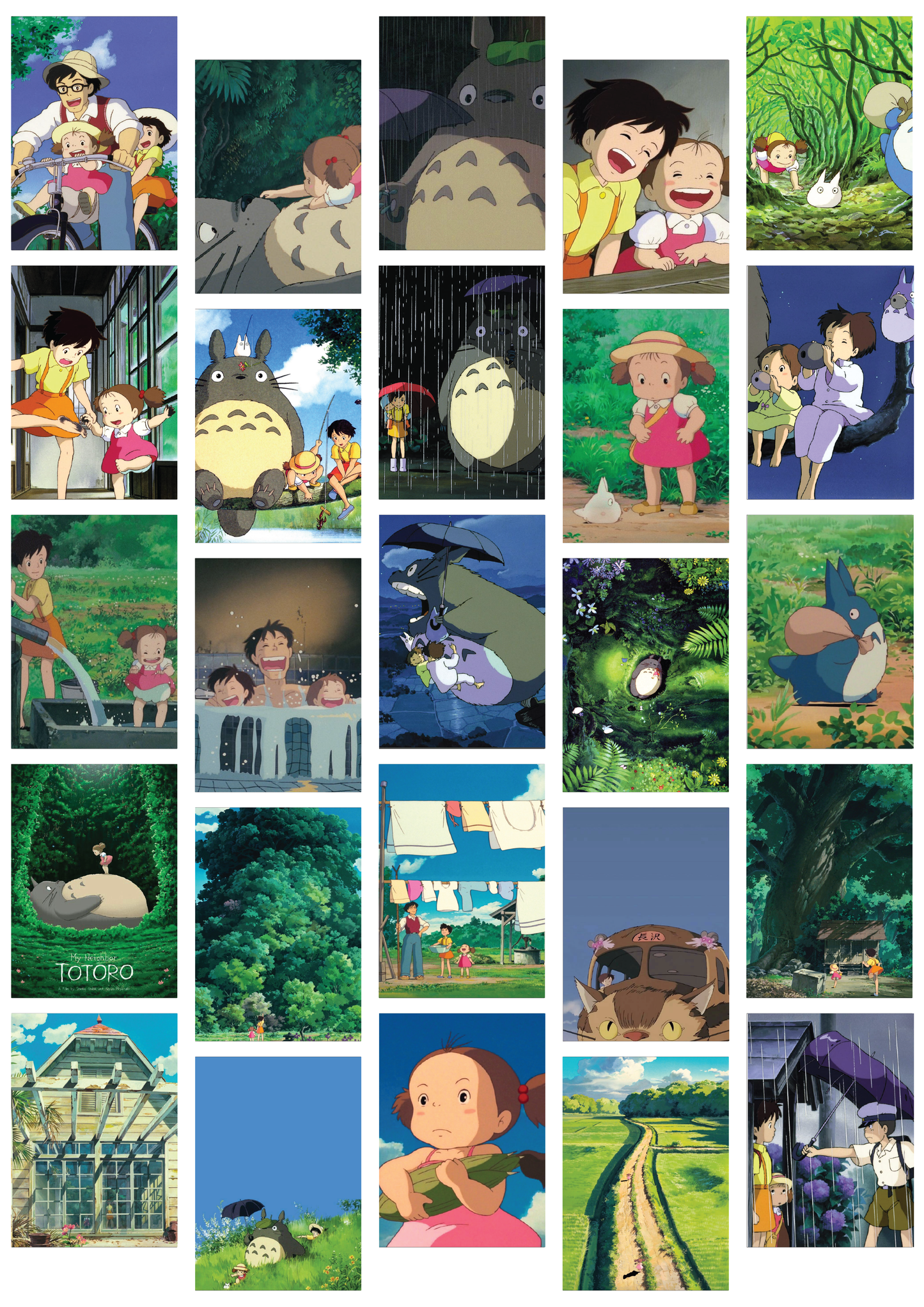 My Neighbour Totoro Wall Collage