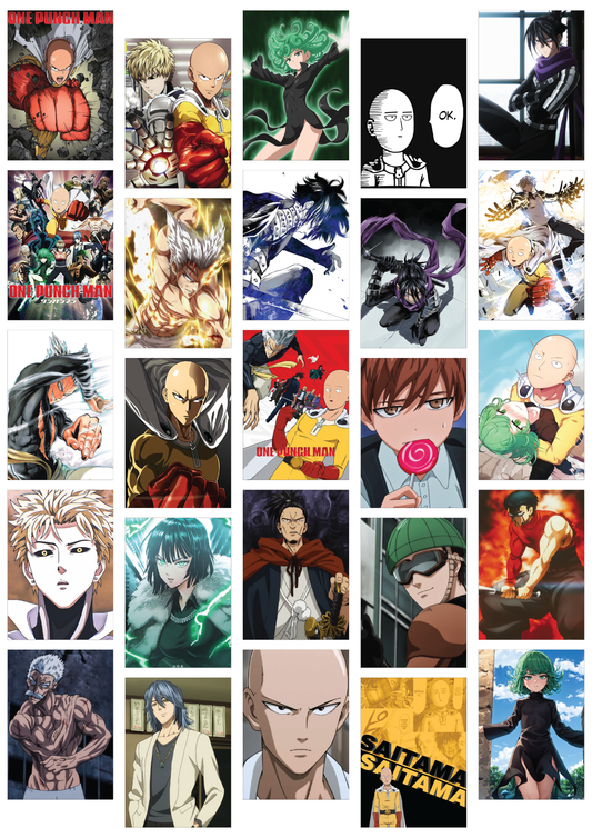 One Punch Man Wall Collage