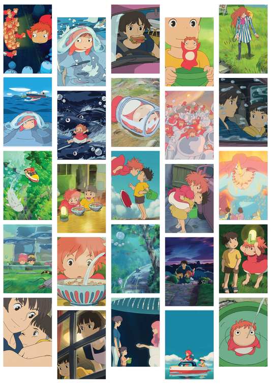 Ponyo Wall Collage