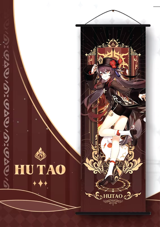 Hu Tao Genshin Wall Banner