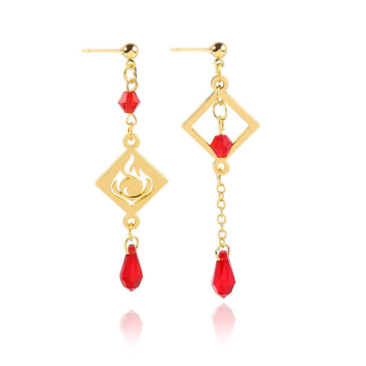 Red Genshin Impact Earrings