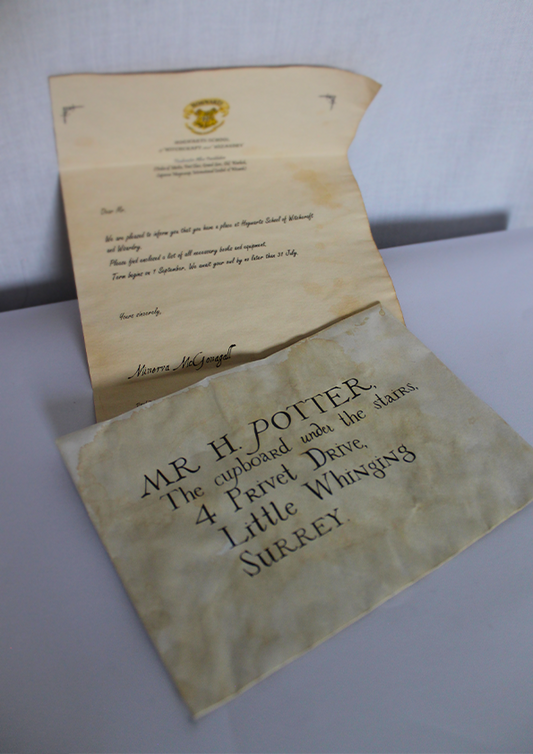 Hogwarts Acceptance Letter