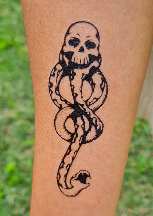 Harry Potter Dark Mark Temporary Tattoo