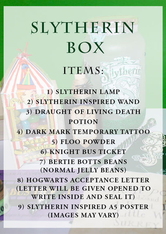 Harry Potter Slytherin Box